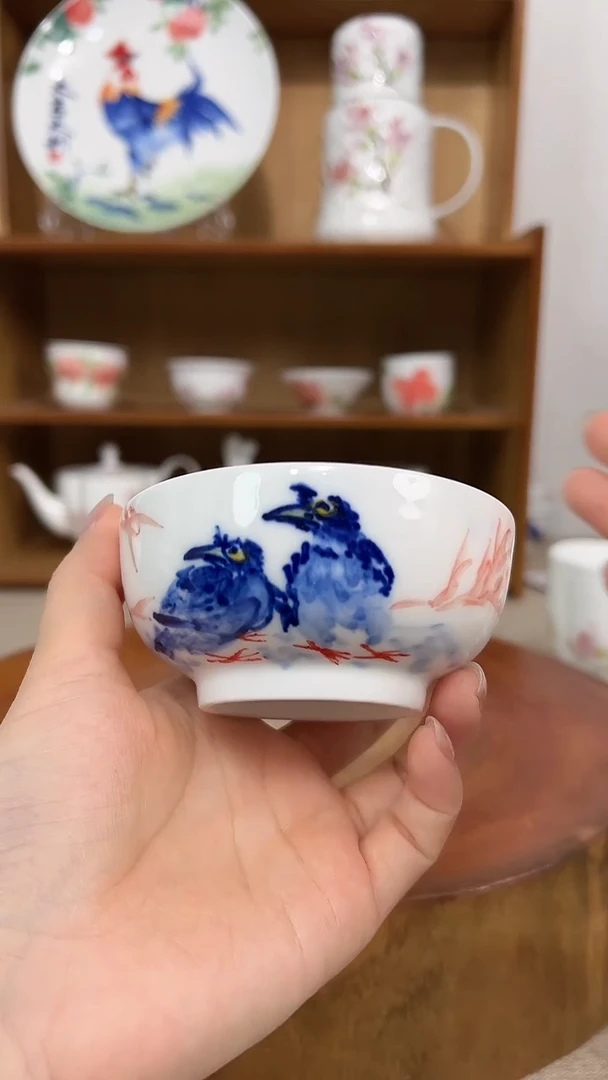 摆件景德镇手工手绘陶瓷餐具