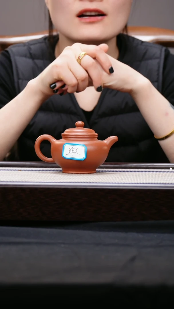 【闪购商品】紫砂茶壶朱泥掇只张玲玲微瑕