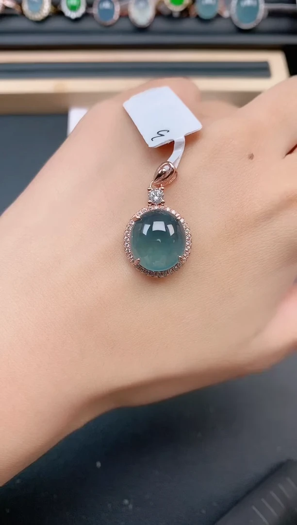 银S925镶嵌戒指翡翠11111