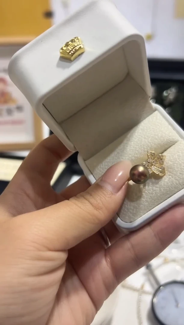 银S925镶嵌戒指淡水珍珠48