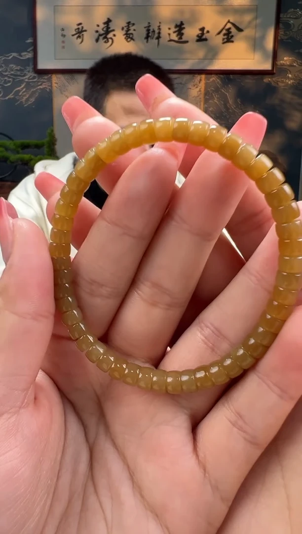 【闪购商品】和田玉手串未镶嵌卡6mm