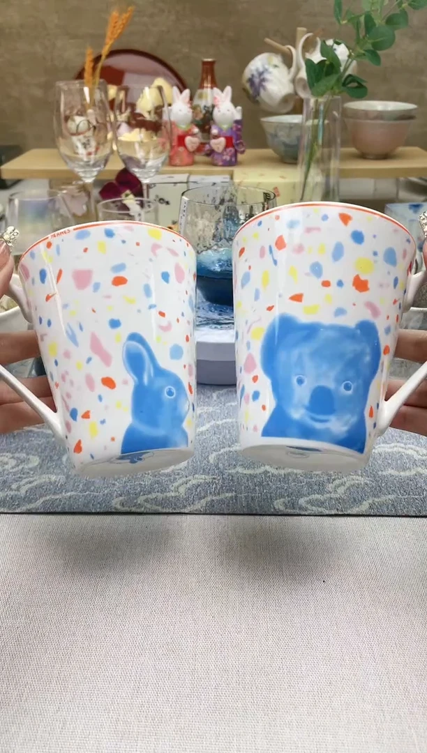 【闪购商品】摆件/盘子/杯子动物园系列2单杯