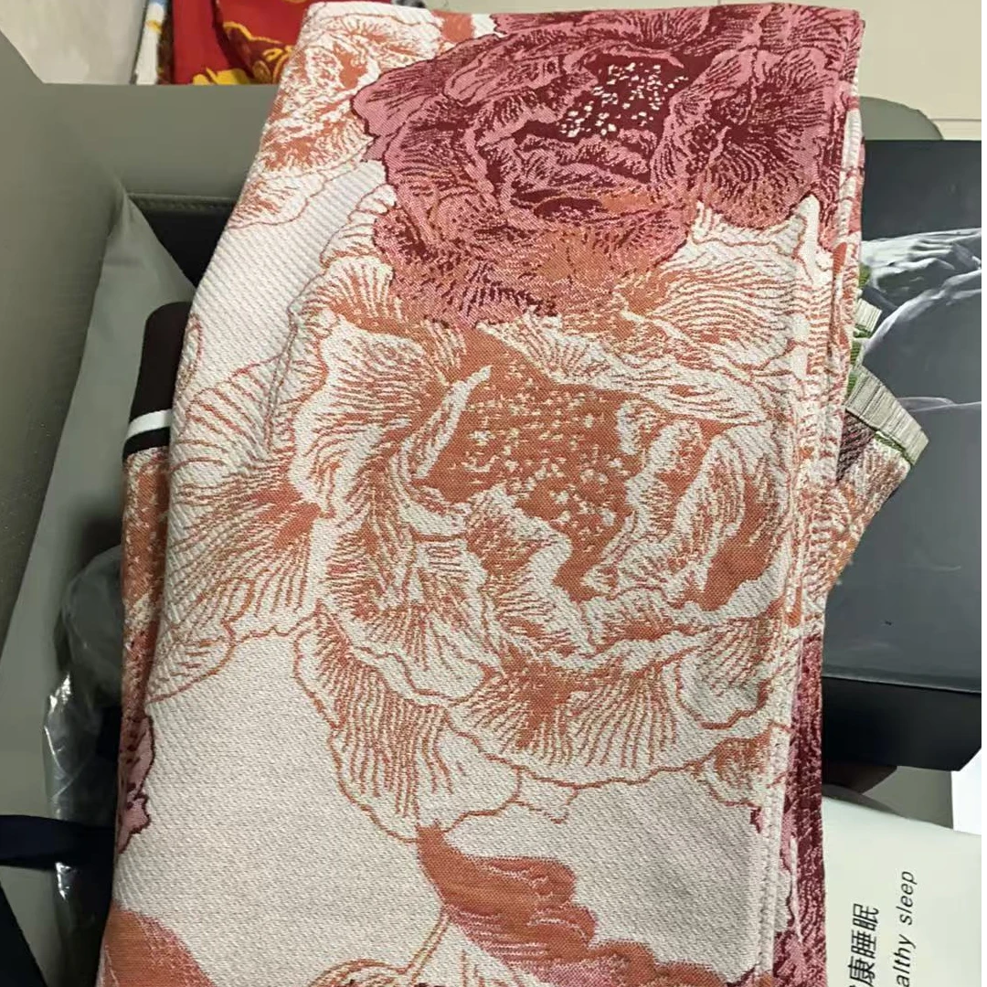 {新号浮力 品牌尾单}  多功能纱布盖毯床盖--花海