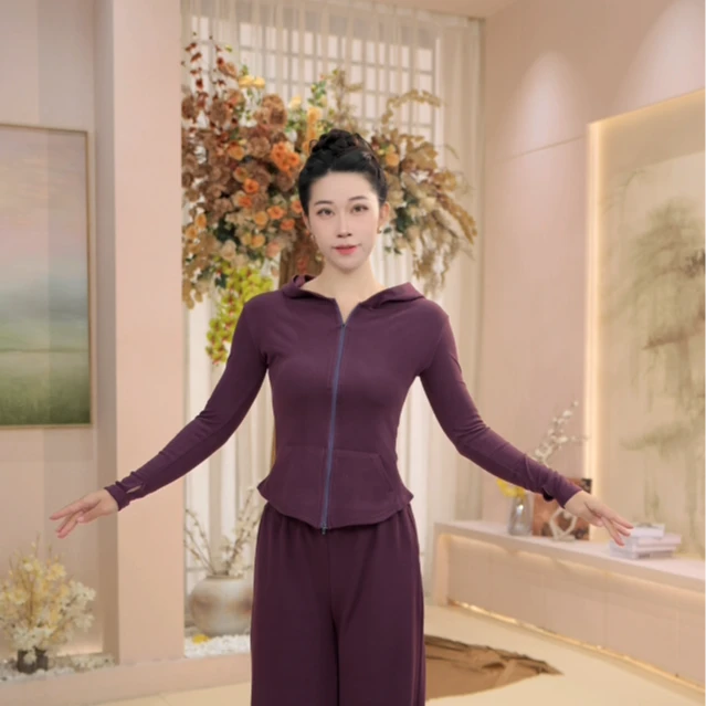 083连帽外套新款秋冬上衣日常形体舞蹈服瑜伽修身练功形体服