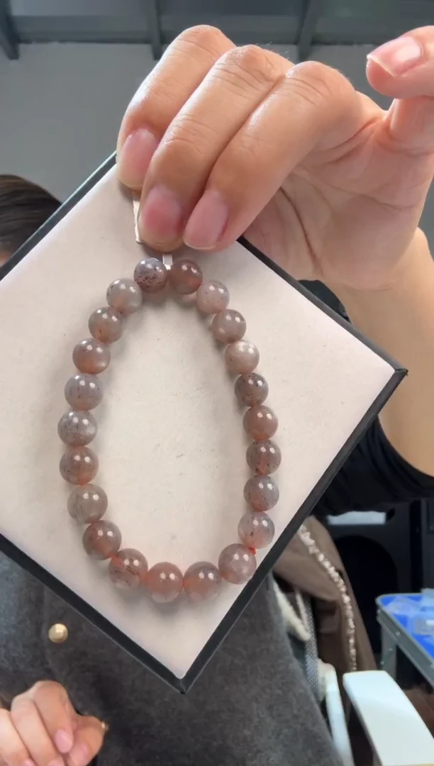 未镶嵌手链长石优1666 约8mm 多样性发一件