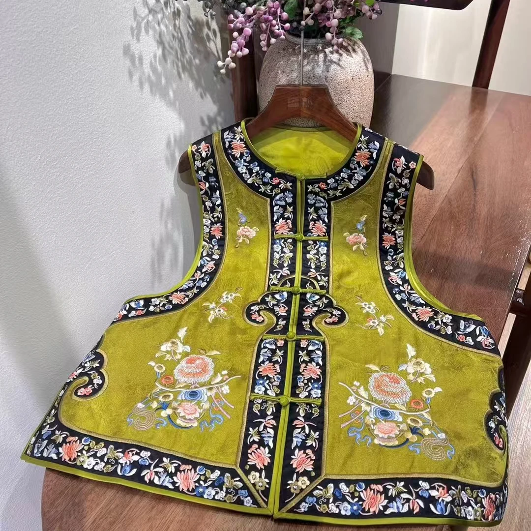 『锦绣盘华』新中式国风穿搭重工刺绣优雅贵气马甲