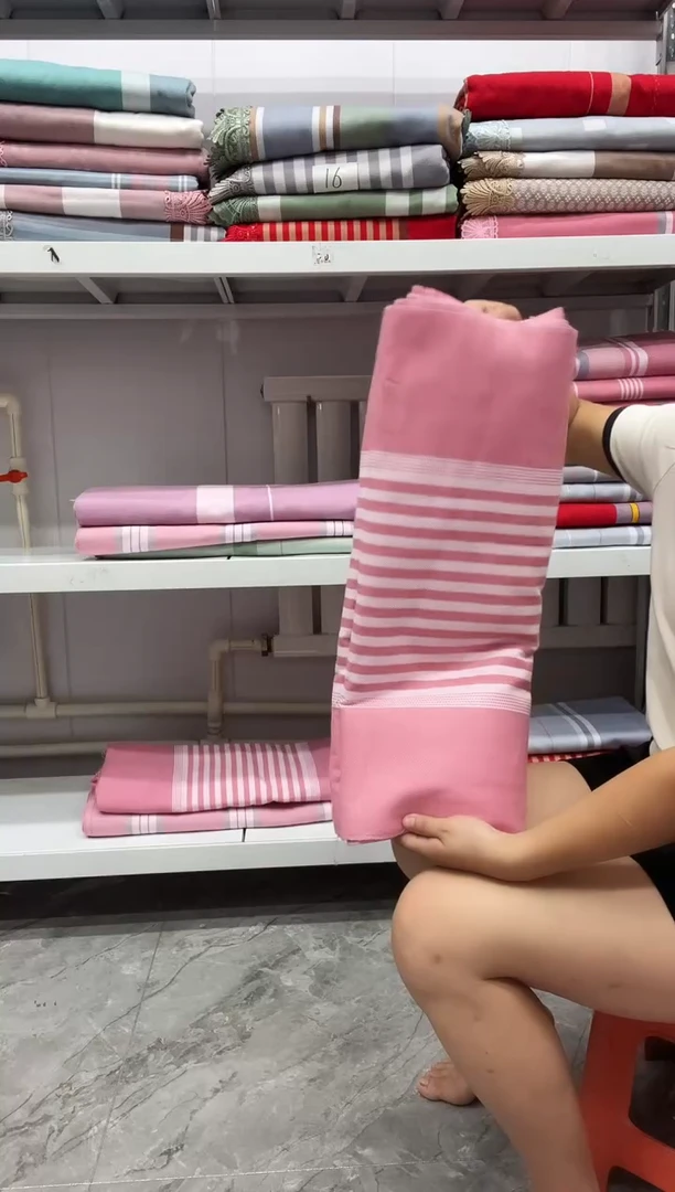 棉清瑕疵手工老粗布床单04