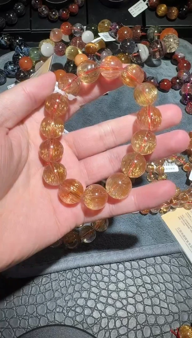 【闪购商品】水晶手链未镶嵌单圈铜发晶A15（多样性发其一）