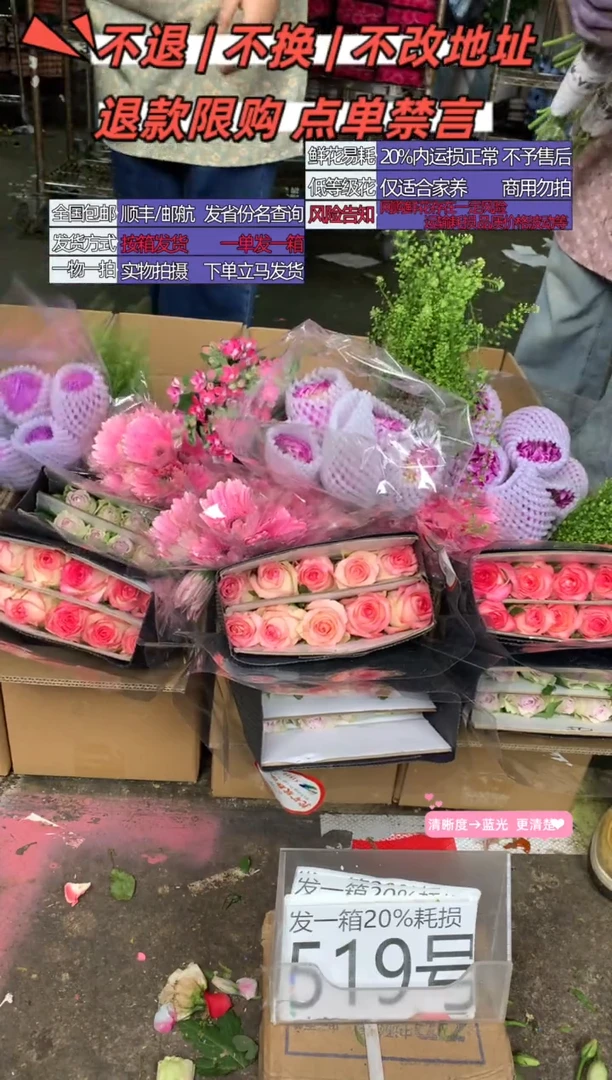 519号♥含20%耗损发一箱