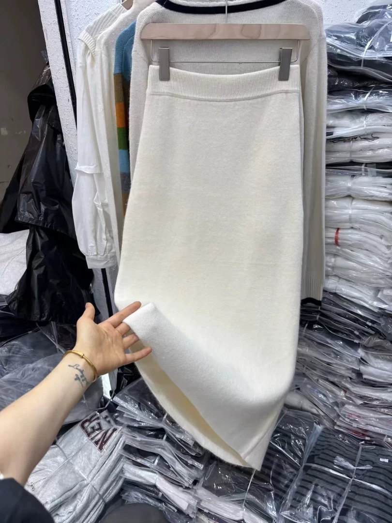 修身显瘦毛呢半裙