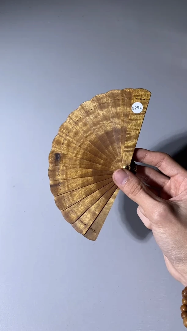 【闪购商品】金丝楠829号10cm金丝楠迷你扇