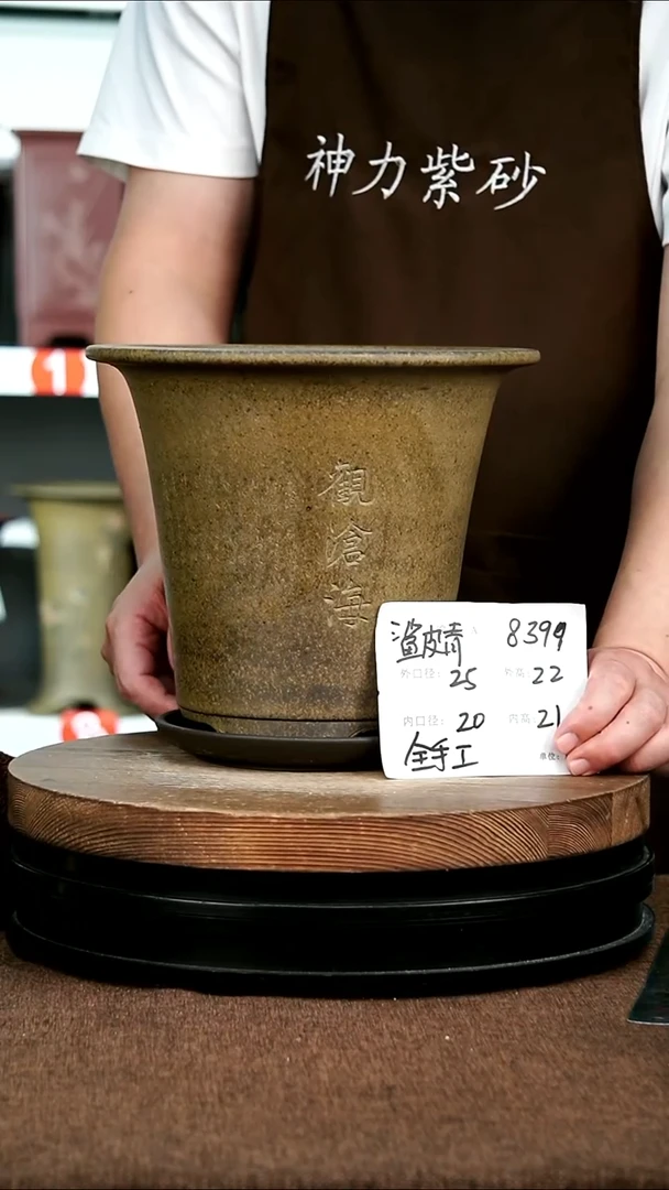 紫砂花盆花卉园艺8399+Z