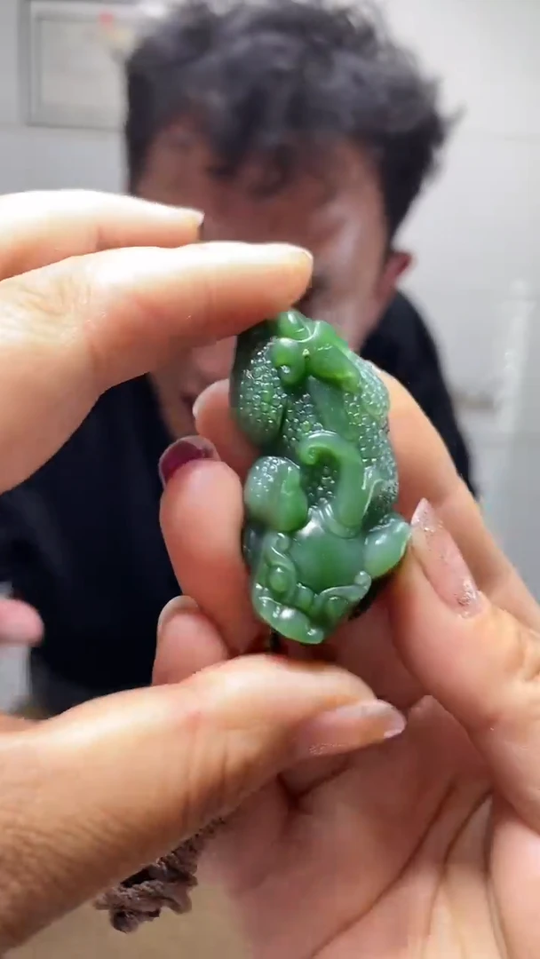 和田玉未镶嵌挂件1