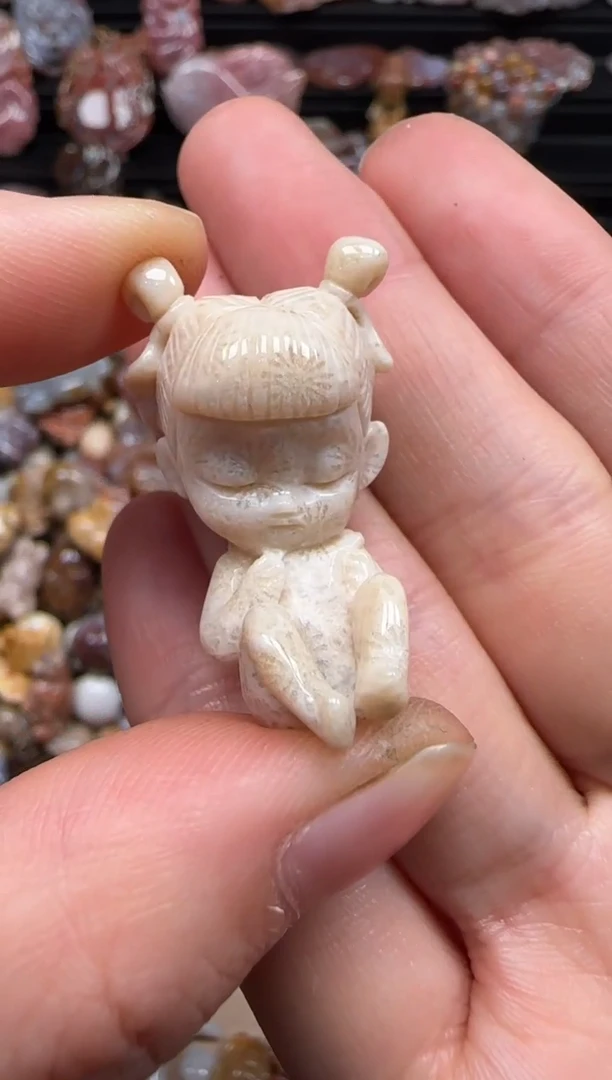 【闪购商品】硅化珊瑚（珊瑚玉）颈饰未镶嵌315