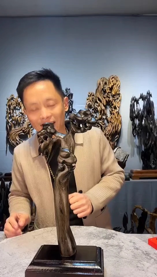 【闪购商品】金丝楠金丝楠小叶桢楠随行摆件9