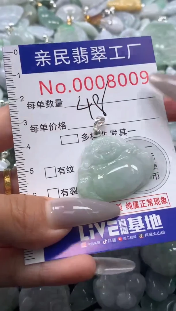 颈饰未镶嵌翡翠8009