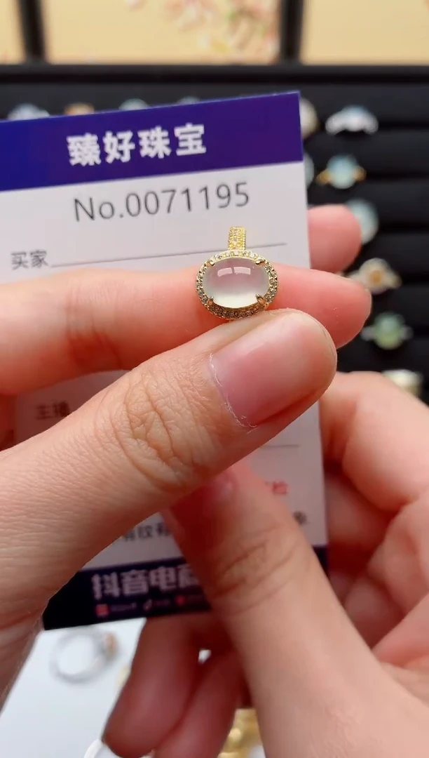 银S925镶嵌戒指翡翠.