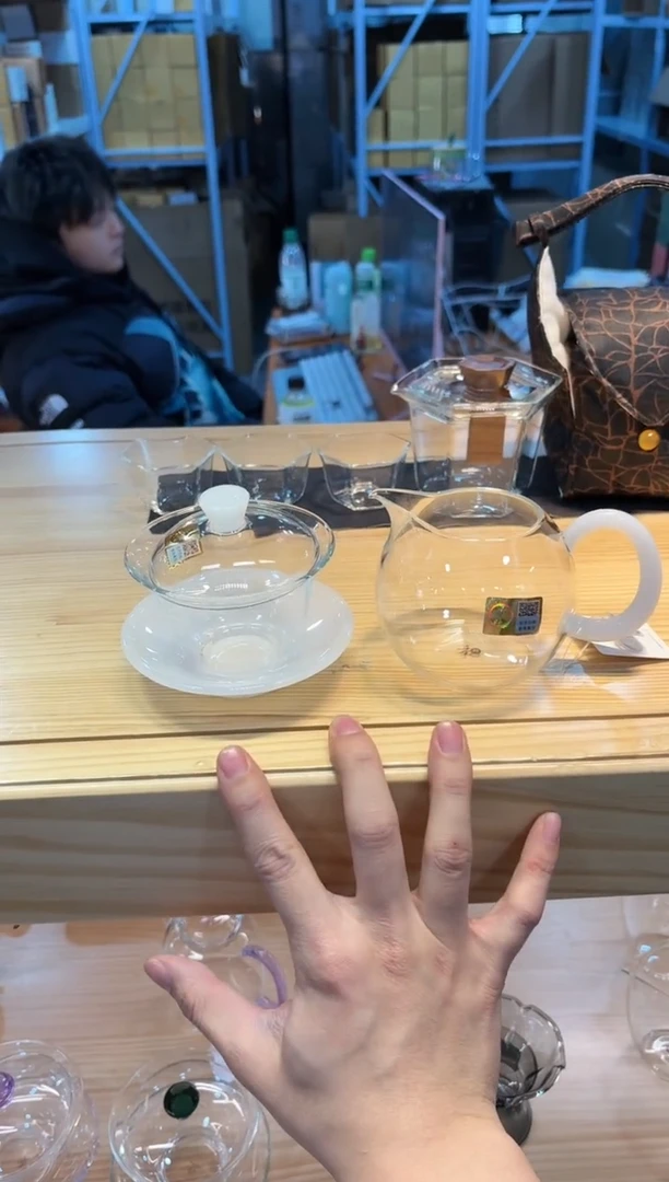 【闪购商品】禾器-畅然茶海白玉色+禾器源荷盖碗白玉色