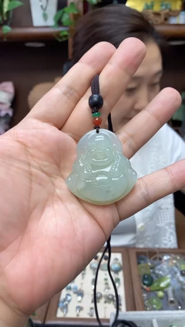 未镶嵌岫玉吊坠多样性发货其中发一