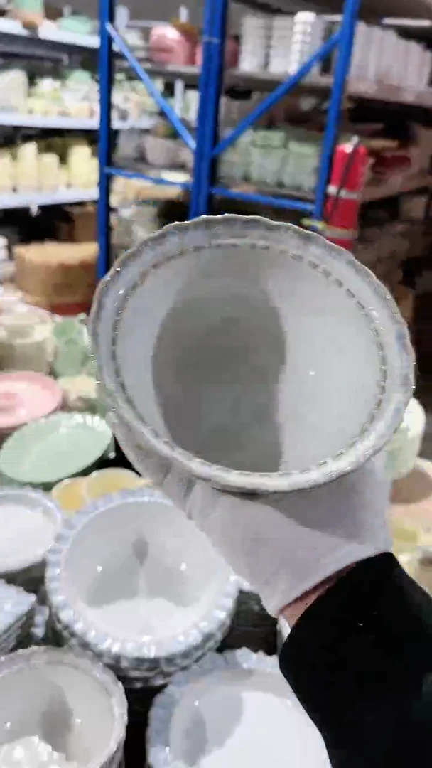 【闪购商品】瓷片烟蓝面碗微瑕 凑满20元包邮