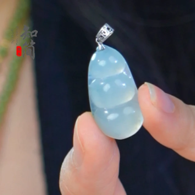 「知简」 18k金 翡翠吊坠 多样性发一