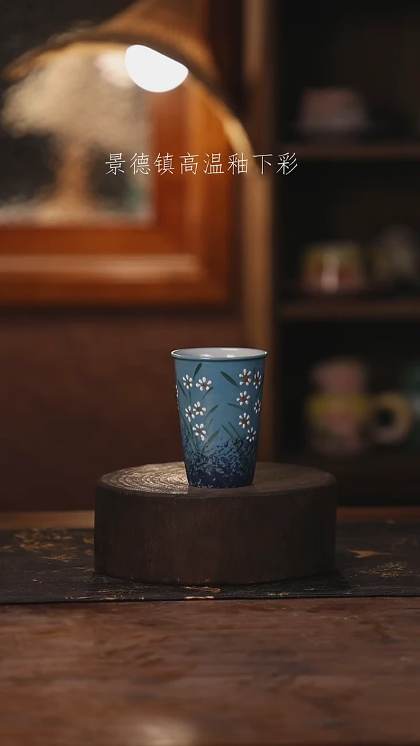 陶瓷景德镇高温釉下手绘陶瓷462