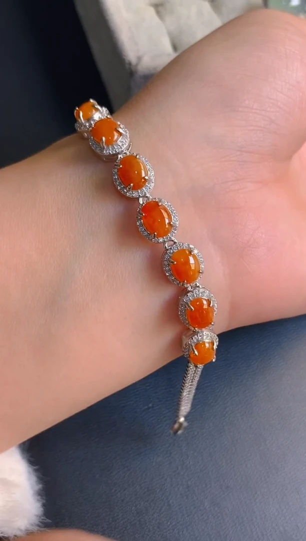 【闪购商品】翡翠耳饰银S925镶嵌天然A货翡翠1