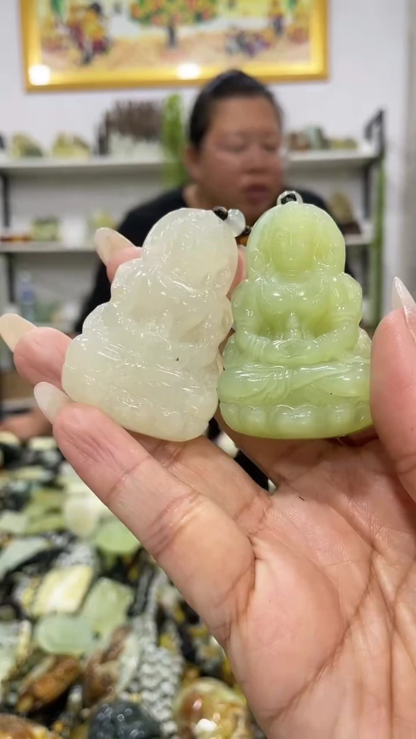 岫玉未镶嵌吊坠 多样性发货其中发一件