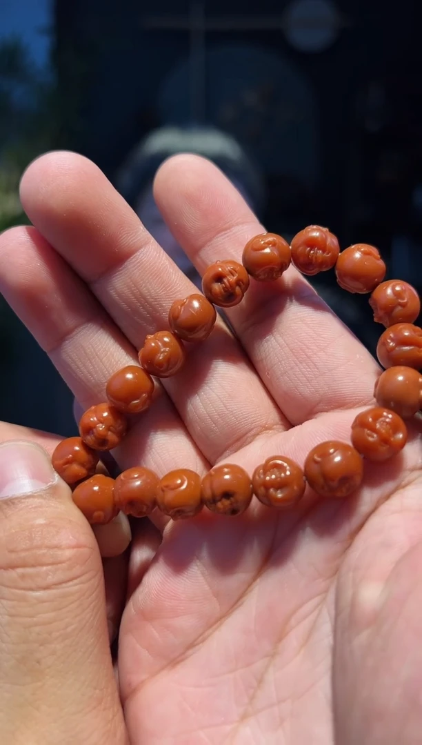 【闪购商品】南红玛瑙手串未镶嵌10+(弥勒)