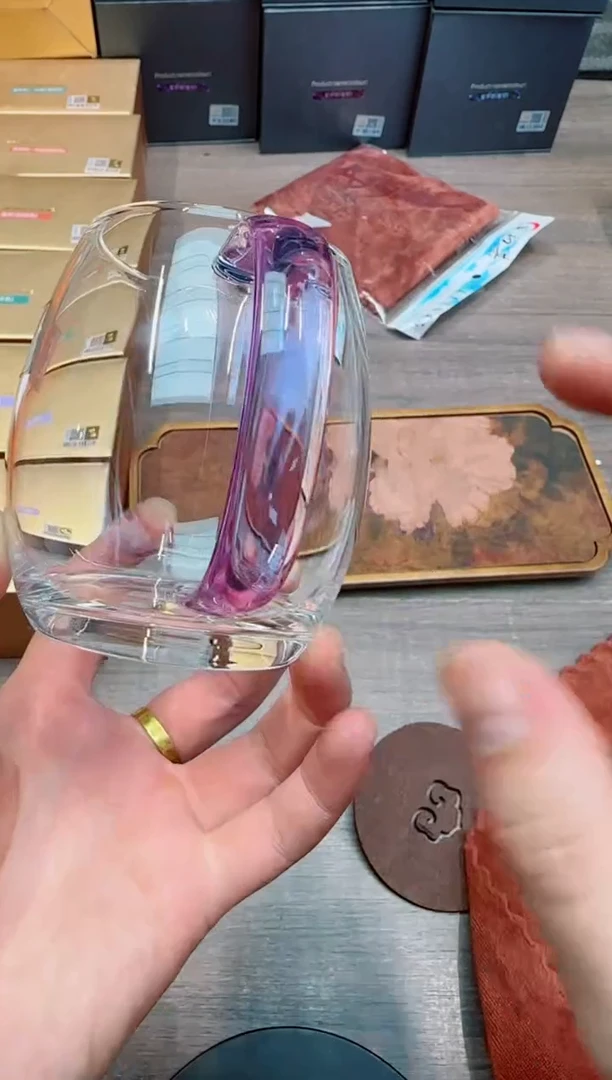 厚底澄然茶海浅紫色