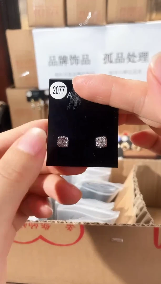 合金925银锆石豆2077