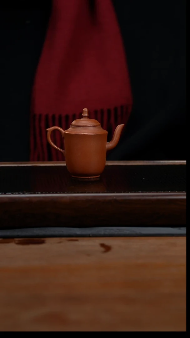 茶壶紫砂100cc黄龙山原矿红泥小酒器32