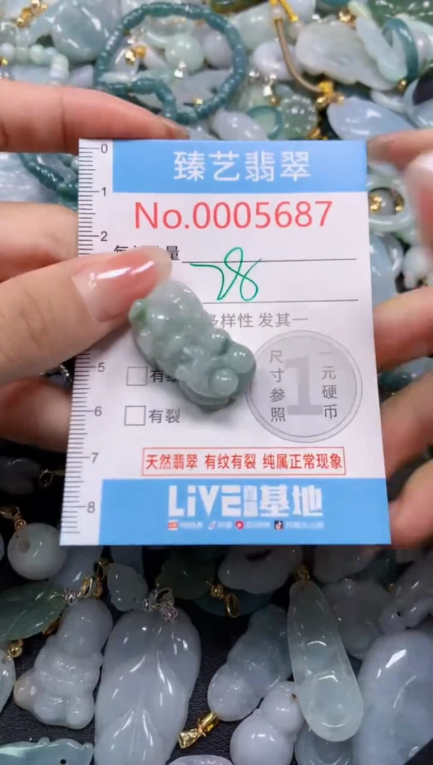 颈饰未镶嵌翡翠5687