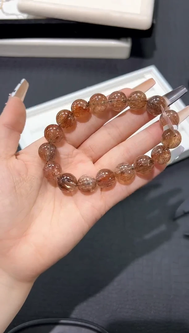 水晶手串未镶嵌30c多样性发其一【1条】默认微瑕13mm