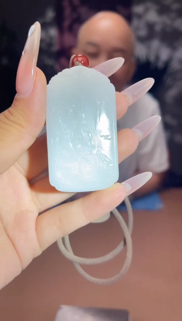 和田玉未镶嵌颈饰A196