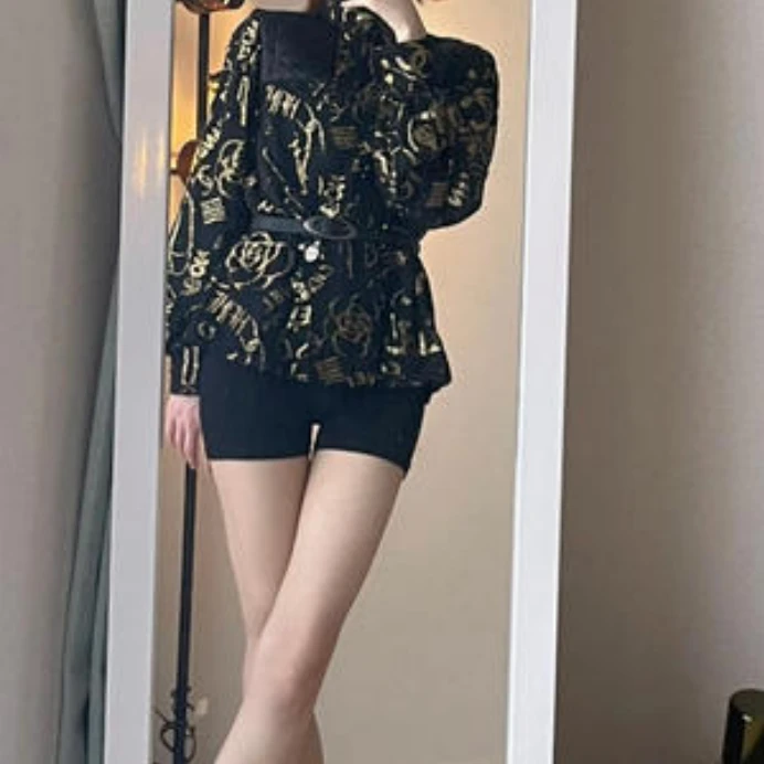99新 Chanel/香奈儿 双双臻选/st10152/香奈儿衬衫/34码