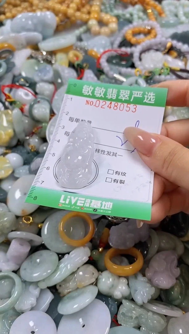 翡翠未镶嵌颈饰闪购0248053