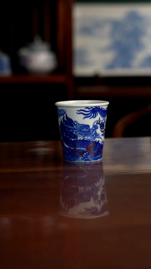 自成堂柴窑 龙可乐杯