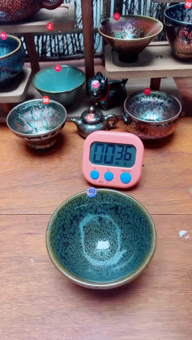 茶盏婲*落60号建盏工匠茶器