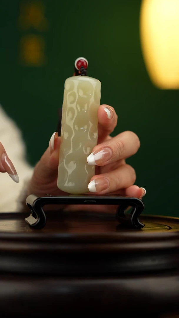 玉【锤纹】天然玉石手把件