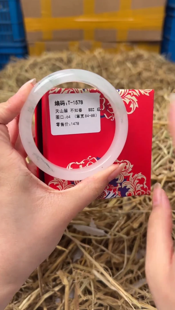 未镶嵌手镯石英质玉T-1578