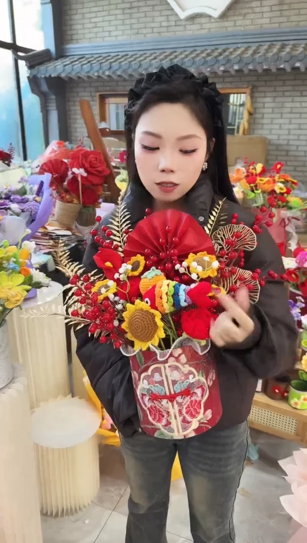 非遗手工定制花束，孤品清仓！