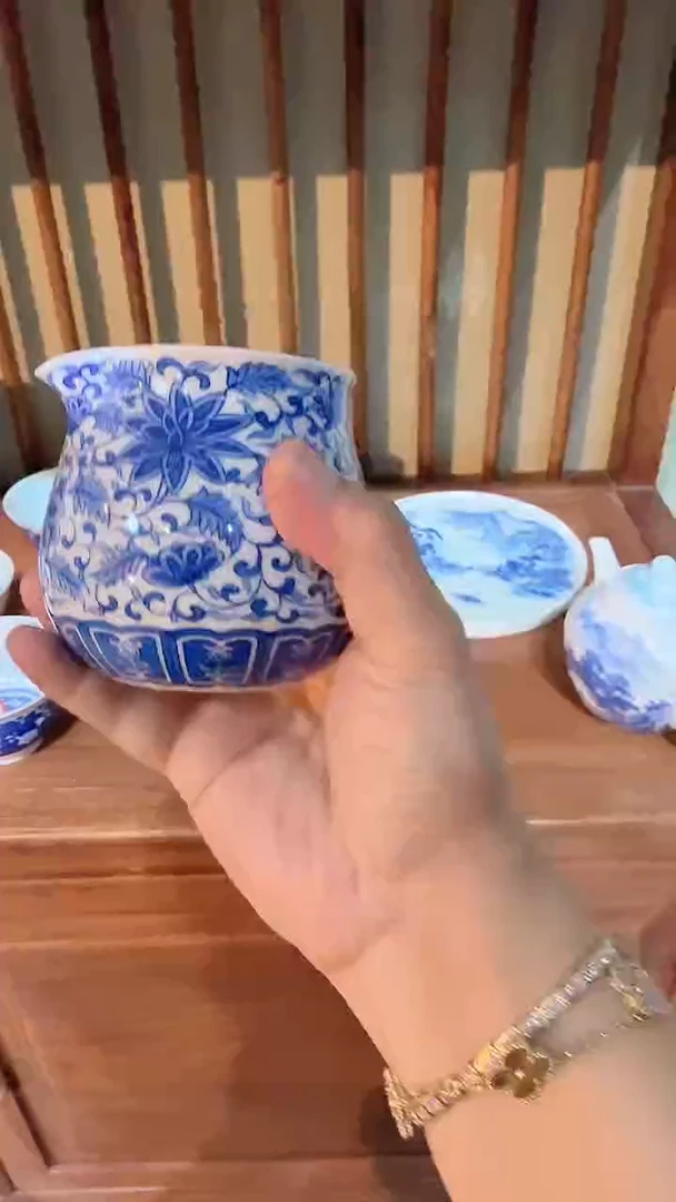 瓷片Y546家庭日用瓷器摆件