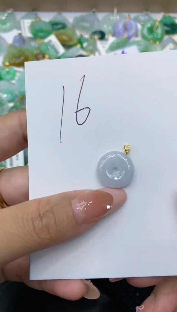 【闪购商品】翡翠颈饰18K金镶嵌111111111