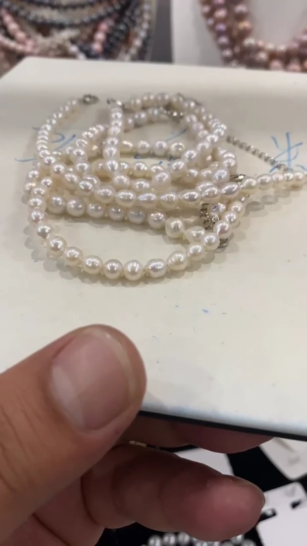 淡水珍珠未镶嵌项链1