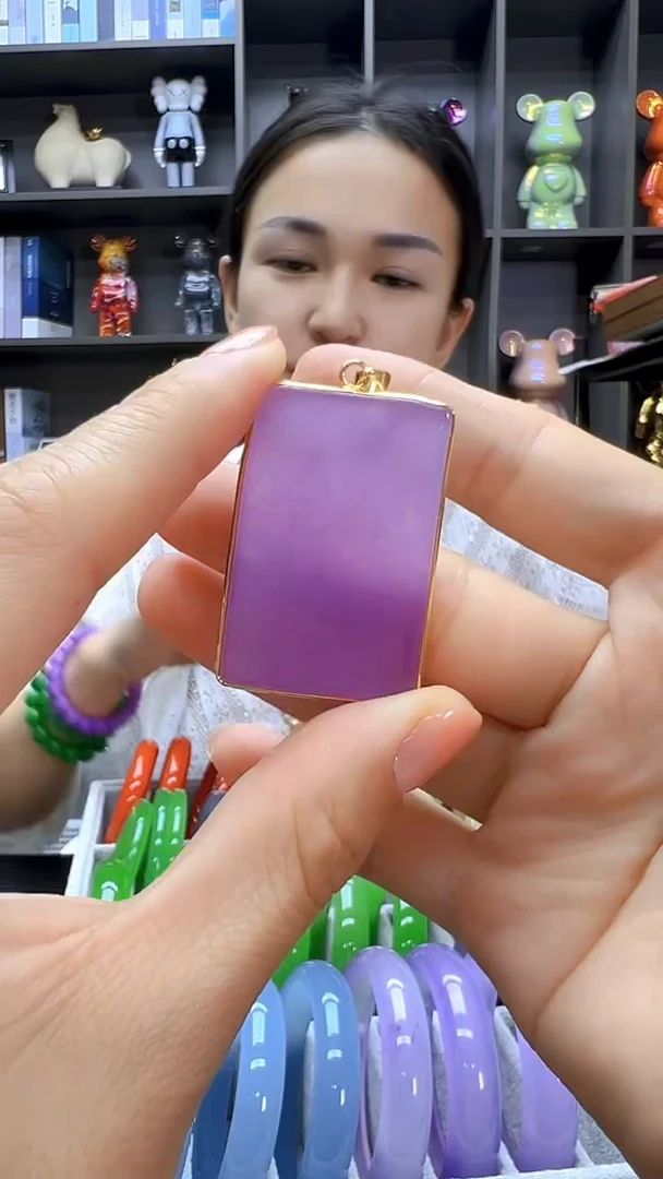 颈饰14K金镶嵌翡翠丹丹diy劲饰