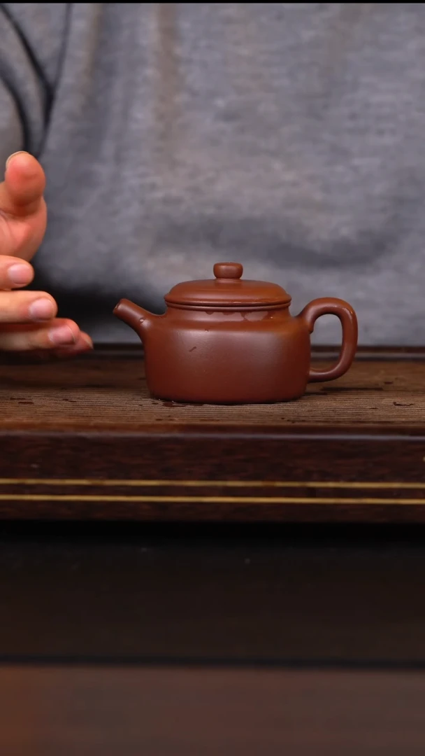 茶壶紫砂底槽青半仙口德钟爆砂