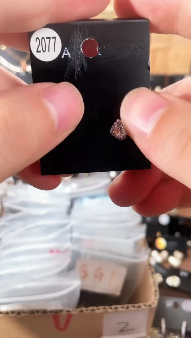 合金925银锆石豆2077