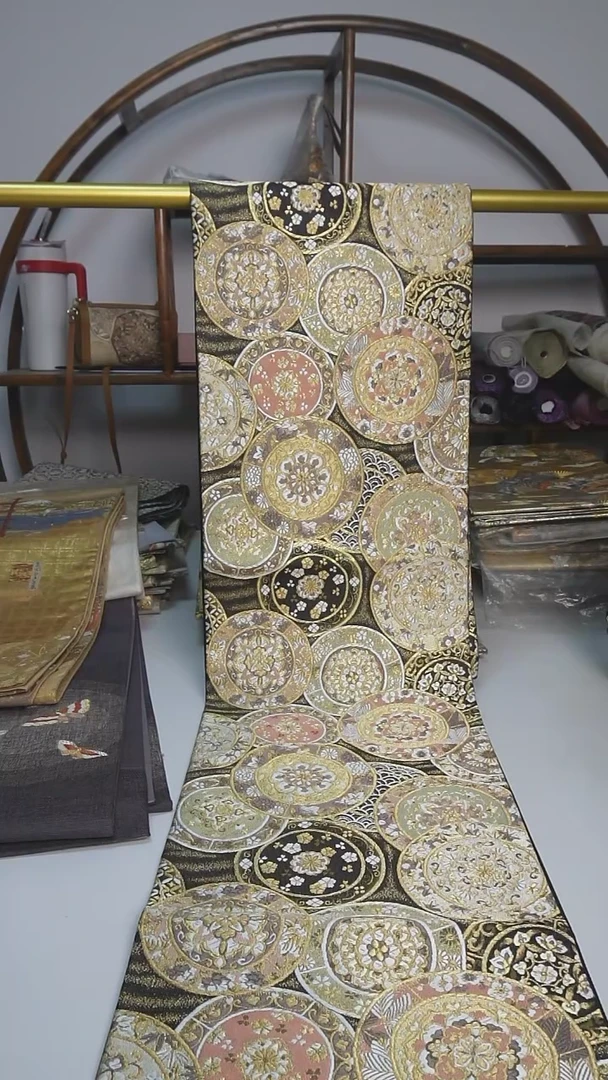 【闪购商品】织绣51西阵织六通宝相花