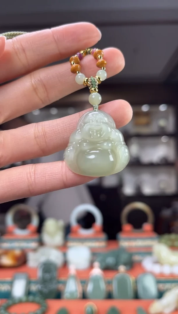 【闪购商品】和田玉颈饰未镶嵌佩佩30mm左右